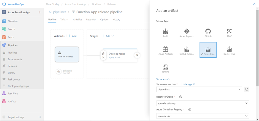 Build CI/CD Pipeline For Azure Container Instances